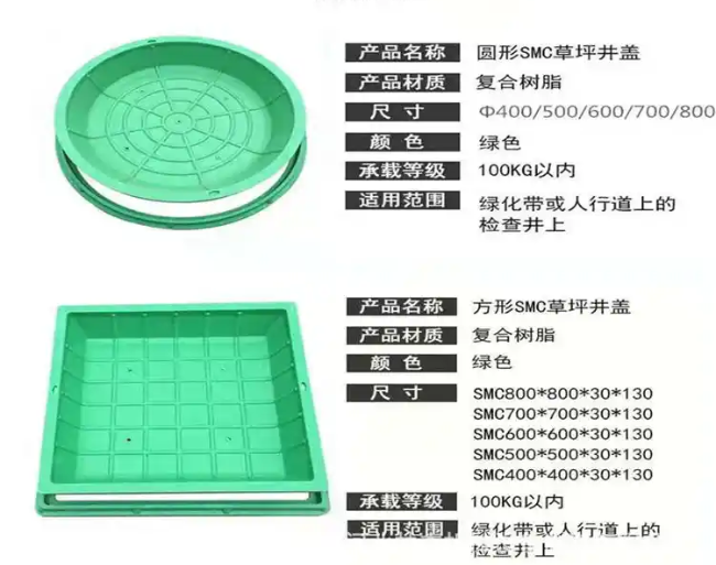 海盐树脂复合种植井盖展示
